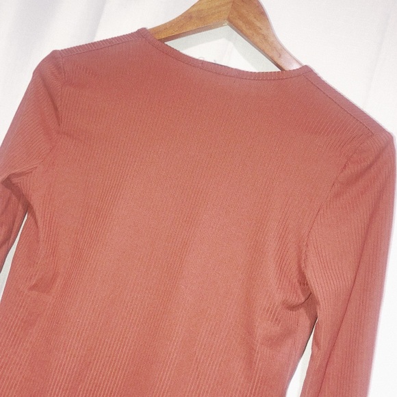 Splash Cardigan Duster Sweater Rust color Size Small - Picture 7 of 7